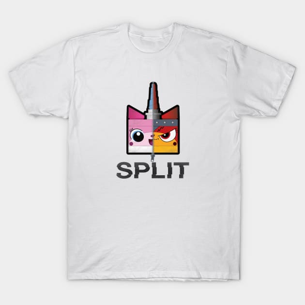 Lego Movie 2 - Unikitty and Ultrakatty Split Personality T-Shirt by geekers25